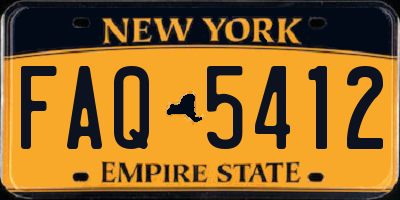 NY license plate FAQ5412
