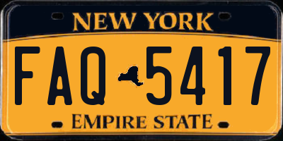 NY license plate FAQ5417