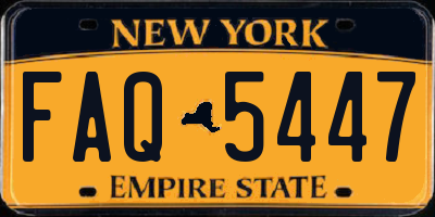 NY license plate FAQ5447