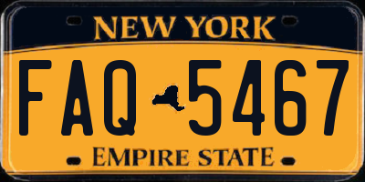 NY license plate FAQ5467