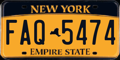 NY license plate FAQ5474
