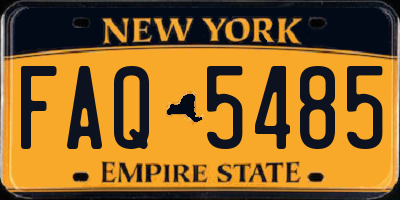 NY license plate FAQ5485