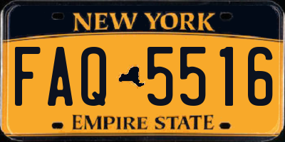 NY license plate FAQ5516
