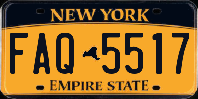 NY license plate FAQ5517