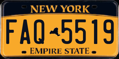 NY license plate FAQ5519
