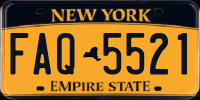 NY license plate FAQ5521