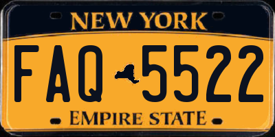 NY license plate FAQ5522
