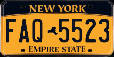 NY license plate FAQ5523
