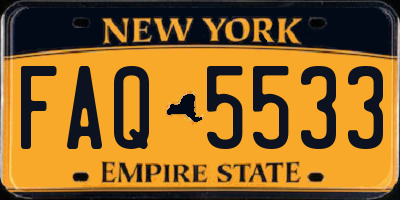 NY license plate FAQ5533