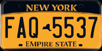 NY license plate FAQ5537