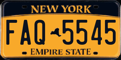 NY license plate FAQ5545