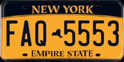 NY license plate FAQ5553