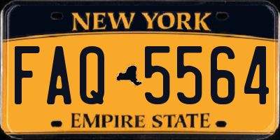 NY license plate FAQ5564