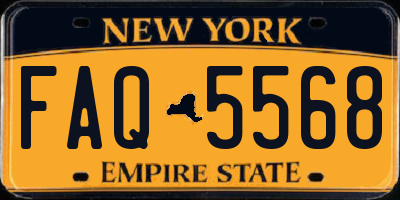 NY license plate FAQ5568