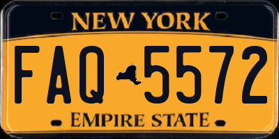 NY license plate FAQ5572
