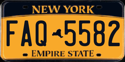NY license plate FAQ5582