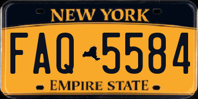 NY license plate FAQ5584
