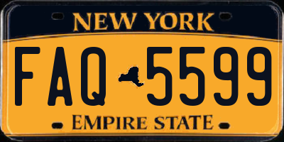 NY license plate FAQ5599