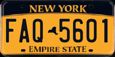 NY license plate FAQ5601