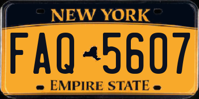 NY license plate FAQ5607