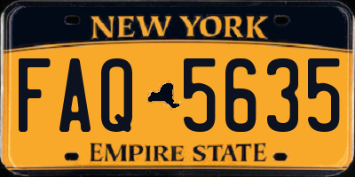 NY license plate FAQ5635