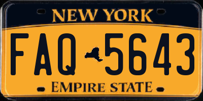 NY license plate FAQ5643