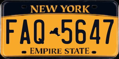 NY license plate FAQ5647