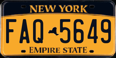 NY license plate FAQ5649