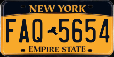 NY license plate FAQ5654