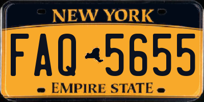 NY license plate FAQ5655
