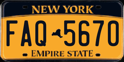 NY license plate FAQ5670