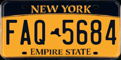 NY license plate FAQ5684