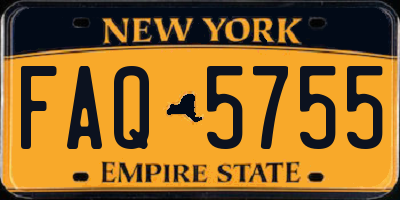 NY license plate FAQ5755