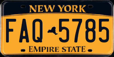 NY license plate FAQ5785