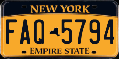 NY license plate FAQ5794