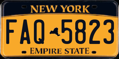 NY license plate FAQ5823