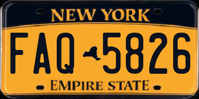 NY license plate FAQ5826