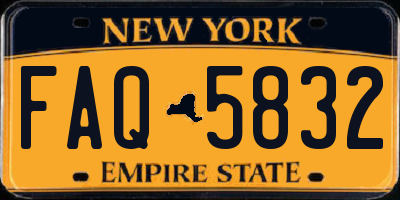 NY license plate FAQ5832