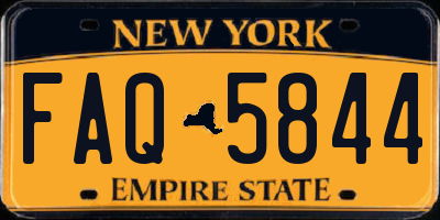 NY license plate FAQ5844