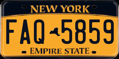 NY license plate FAQ5859