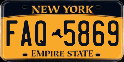 NY license plate FAQ5869