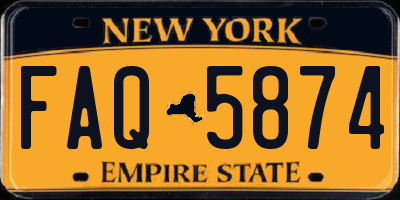 NY license plate FAQ5874