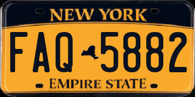 NY license plate FAQ5882