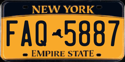 NY license plate FAQ5887
