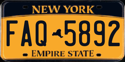 NY license plate FAQ5892