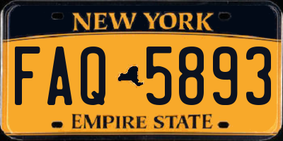 NY license plate FAQ5893