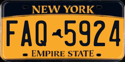 NY license plate FAQ5924