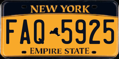 NY license plate FAQ5925