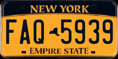 NY license plate FAQ5939