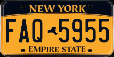 NY license plate FAQ5955